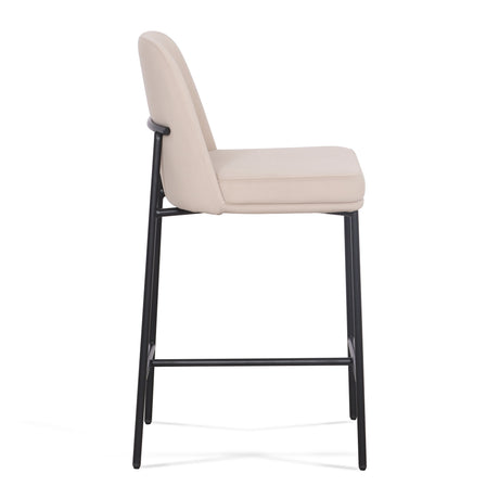 Sydney Performance Velvet Counter Stool Set of 2 by TOV Furniture at Eve Furniture