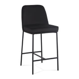 Sydney Performance Velvet Counter Stool Set of 2 by TOV Furniture at Eve Furniture