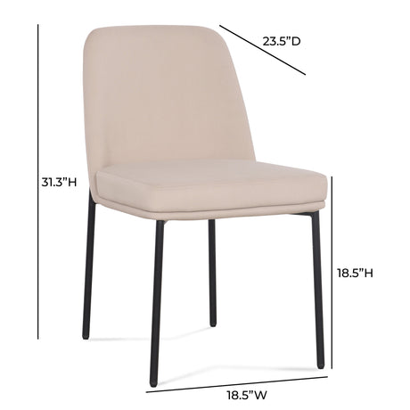 Sydney Performance Velvet Dining Chair - Set of 2 by TOV Furniture at Eve Furniture