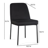 Sydney Performance Velvet Dining Chair - Set of 2 by TOV Furniture at Eve Furniture