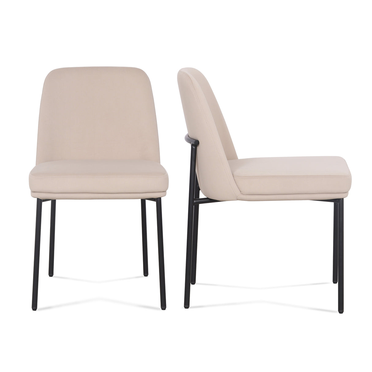 Sydney Performance Velvet Dining Chair - Set of 2 by TOV Furniture at Eve Furniture