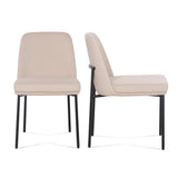 Sydney Performance Velvet Dining Chair - Set of 2 by TOV Furniture at Eve Furniture