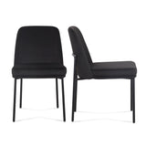 Sydney Performance Velvet Dining Chair - Set of 2 by TOV Furniture at Eve Furniture