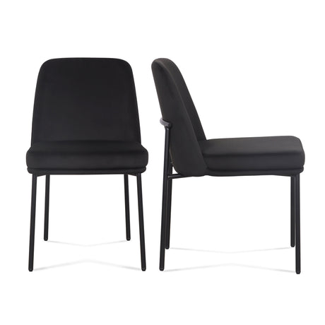 Sydney Performance Velvet Dining Chair - Set of 2 by TOV Furniture at Eve Furniture