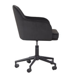 Sydney Performance Velvet Office Desk Chair by TOV Furniture at Eve Furniture