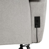 Sylmar Chenille Upholstered Power Reclining Sofa Dove Grey by Coaster at Eve Furniture