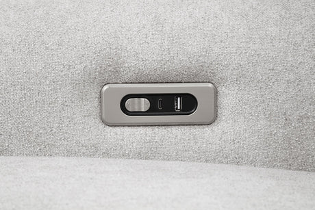 Sylmar Dove Gray 3-Piece Chenille Power Reclining Set by Coaster at Eve Furniture