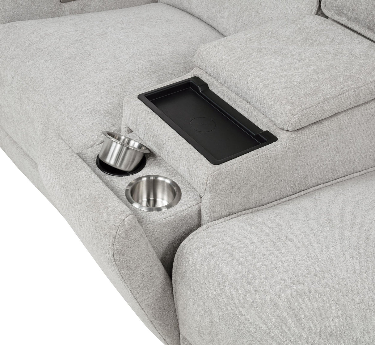 Sylmar Dove Gray 3-Piece Chenille Power Reclining Set by Coaster at Eve Furniture