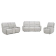 Sylmar Dove Gray 3-Piece Chenille Power Reclining Set by Coaster at Eve Furniture