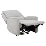 Sylmar Dove Gray Chenille Upholstered Power Recliner by Coaster at Eve Furniture