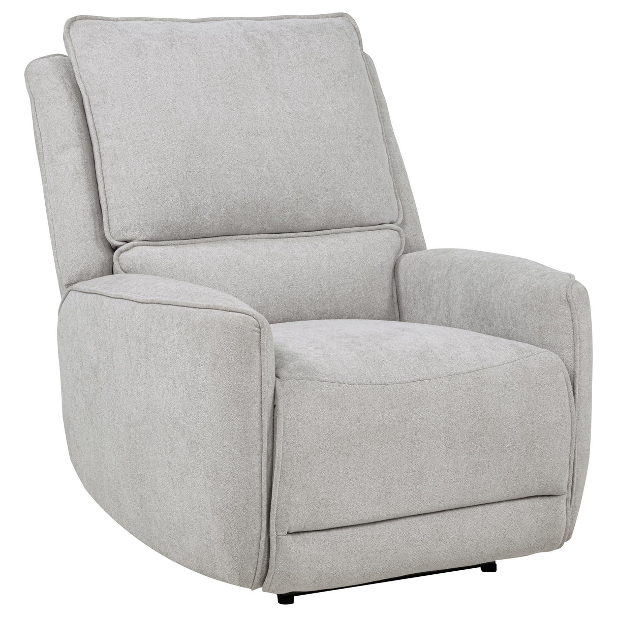Sylmar Dove Gray Chenille Upholstered Power Recliner by Coaster at Eve Furniture
