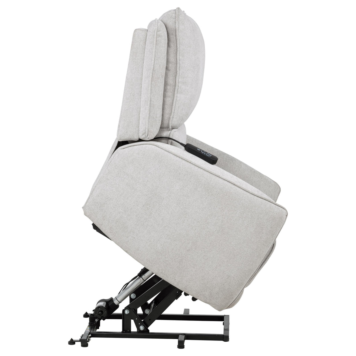 Sylmar Gray Chenille Upholstered Dual Power Lift Recliner by Coaster at Eve Furniture