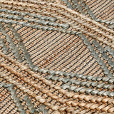 Sylmar Natural/Mineral Blue Rug by Classic Home at Eve Furniture