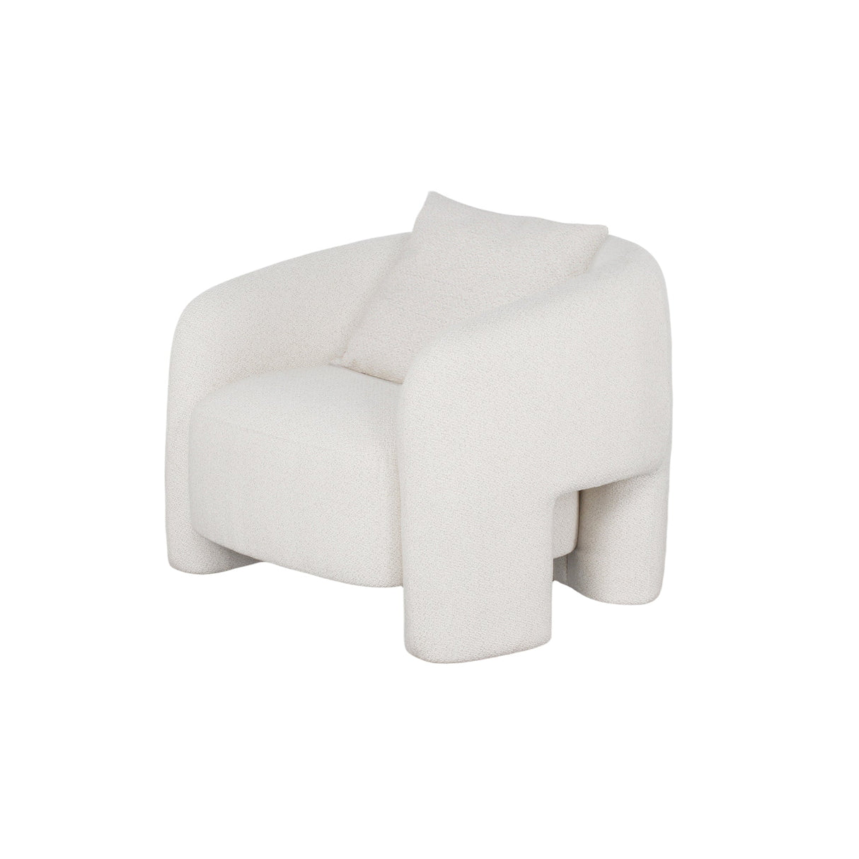 Sylvia Accent Chair in Angora by Manhattan Comfort at Eve Furniture