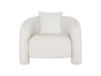Sylvia Accent Chair in Angora by Manhattan Comfort at Eve Furniture