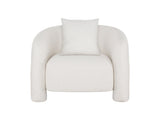 Sylvia Accent Chair in Angora by Manhattan Comfort at Eve Furniture