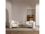 Sylvia Accent Chair in Angora (set of 2) by Manhattan Comfort at Eve Furniture