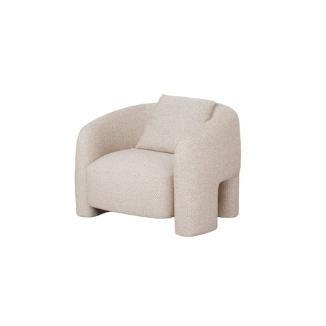Sylvia Accent Chair in Gold Dust by Manhattan Comfort at Eve Furniture