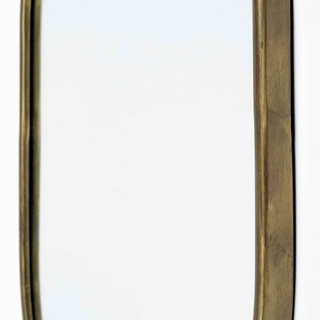 Sylvia I Oval Gold Metal Frame Wall Mirror by Mercana at Eve Furniture
