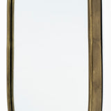 Sylvia I Oval Gold Metal Frame Wall Mirror by Mercana at Eve Furniture
