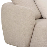 Sylvie Cream Boucle 4-Piece Chaise Sectional by TOV Furniture at Eve Furniture