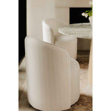 Sylvie Cream Outdoor Swivel Dining Chair