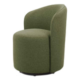 Sylvie Green Outdoor Swivel Dining Chair