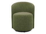 Sylvie Green Outdoor Swivel Dining Chair