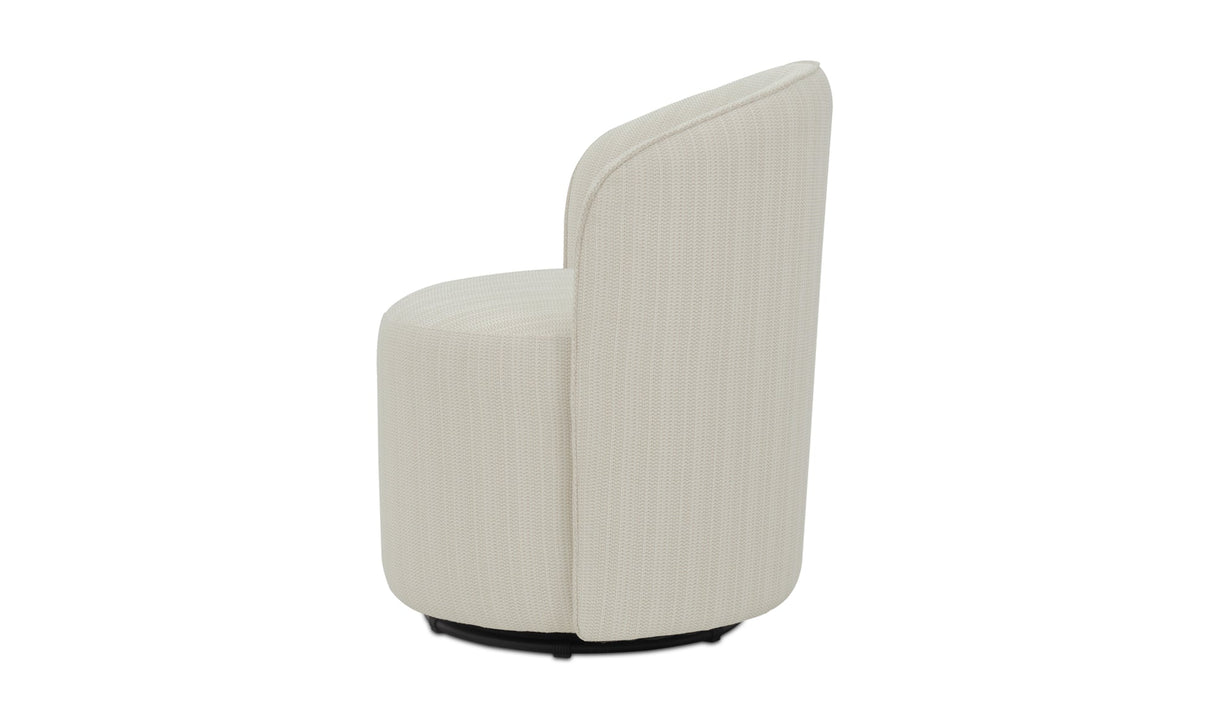 Sylvie Outdoor Swivel Dining Chair Cream by Moe's Home at Eve Furniture