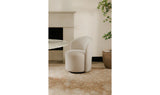 Sylvie Outdoor Swivel Dining Chair Cream by Moe's Home at Eve Furniture