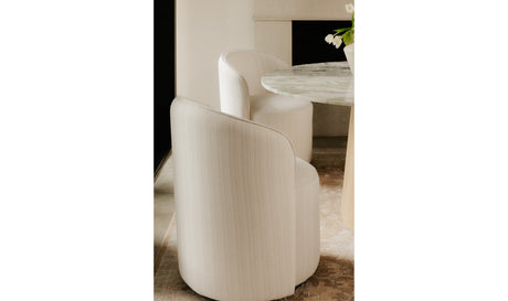 Sylvie Outdoor Swivel Dining Chair Cream by Moe's Home at Eve Furniture