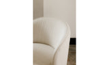 Sylvie Outdoor Swivel Dining Chair Cream by Moe's Home at Eve Furniture