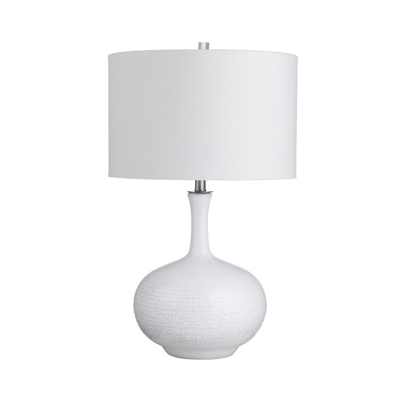 Sylvie White Table Lamp (Set of 2) by Crestview at Eve Furniture
