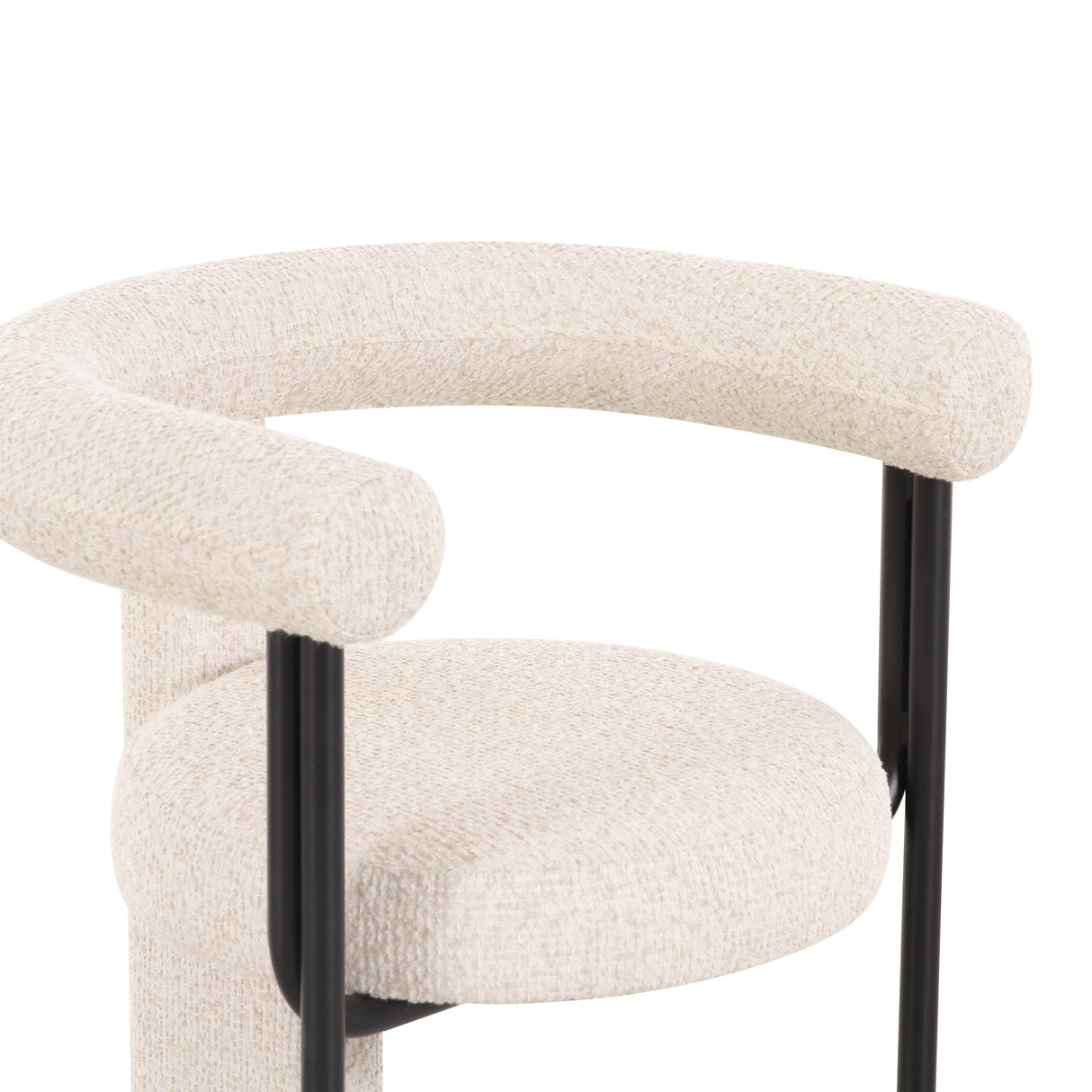 Synn Performance Boucle Dining Chair by TOV Furniture at Eve Furniture