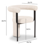 Synn Performance Boucle Dining Chair by TOV Furniture at Eve Furniture