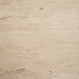 Syona Travertine + Mango Wood leg Oval Coffee table by Mercana at Eve Furniture