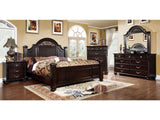 Syracuse Dark Walnut 5-Piece Queen Bedroom Set by Furniture of America at Eve Furniture