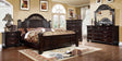 Syracuse Dark Walnut Mirror by Furniture of America at Eve Furniture