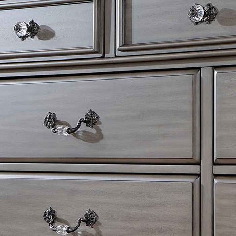 Syracuse Gray 5-Piece Queen Bedroom Set by Furniture of America at Eve Furniture