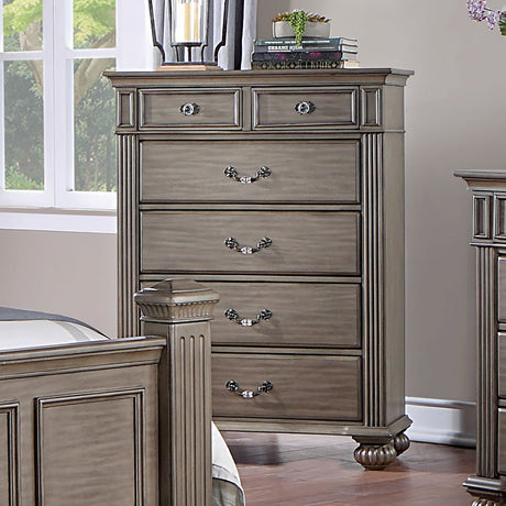 Syracuse Gray Chest by Furniture of America at Eve Furniture