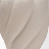 Syros Twisted Tall Cream Ceramic Urn Vase by Mercana at Eve Furniture