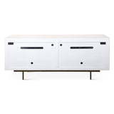 Taara 72" Sideboard with Horn and Wood Inlay on Metal Base by Home Trends & Design at Eve Furniture
