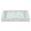 Taara Rectangular Tray in Cream Pattern by Home Trends & Design at Eve Furniture