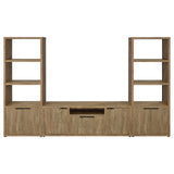 Tabby Mango 3-Shelf Engineered Wood Media Tower by Coaster at Eve Furniture