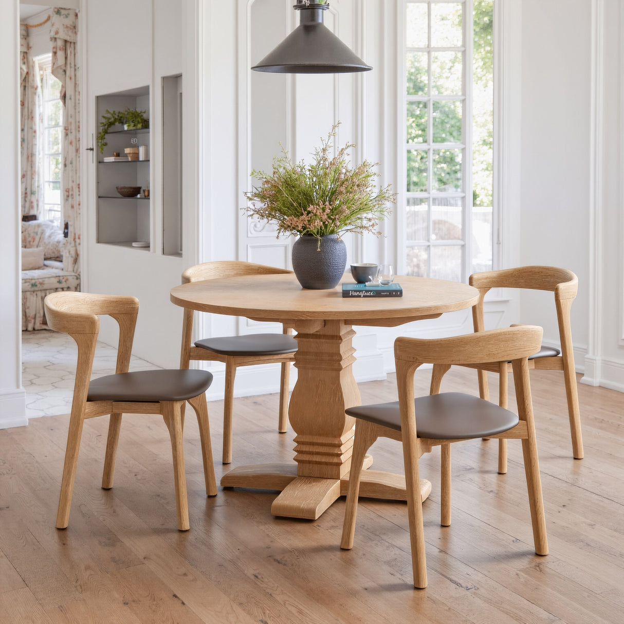 Tabi Brown Dining Table by Zuomod at Eve Furniture