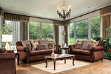 Tabitha Brown/Gold Chair by Furniture of America at Eve Furniture