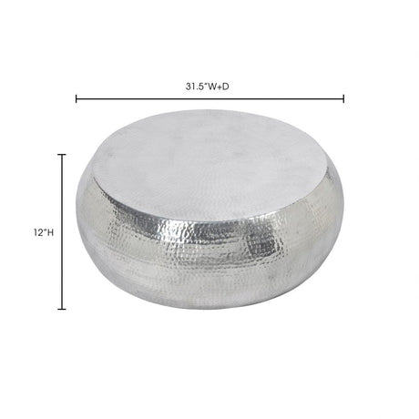 Tabla Coffee Table - Silver by Moe's Home at Eve Furniture