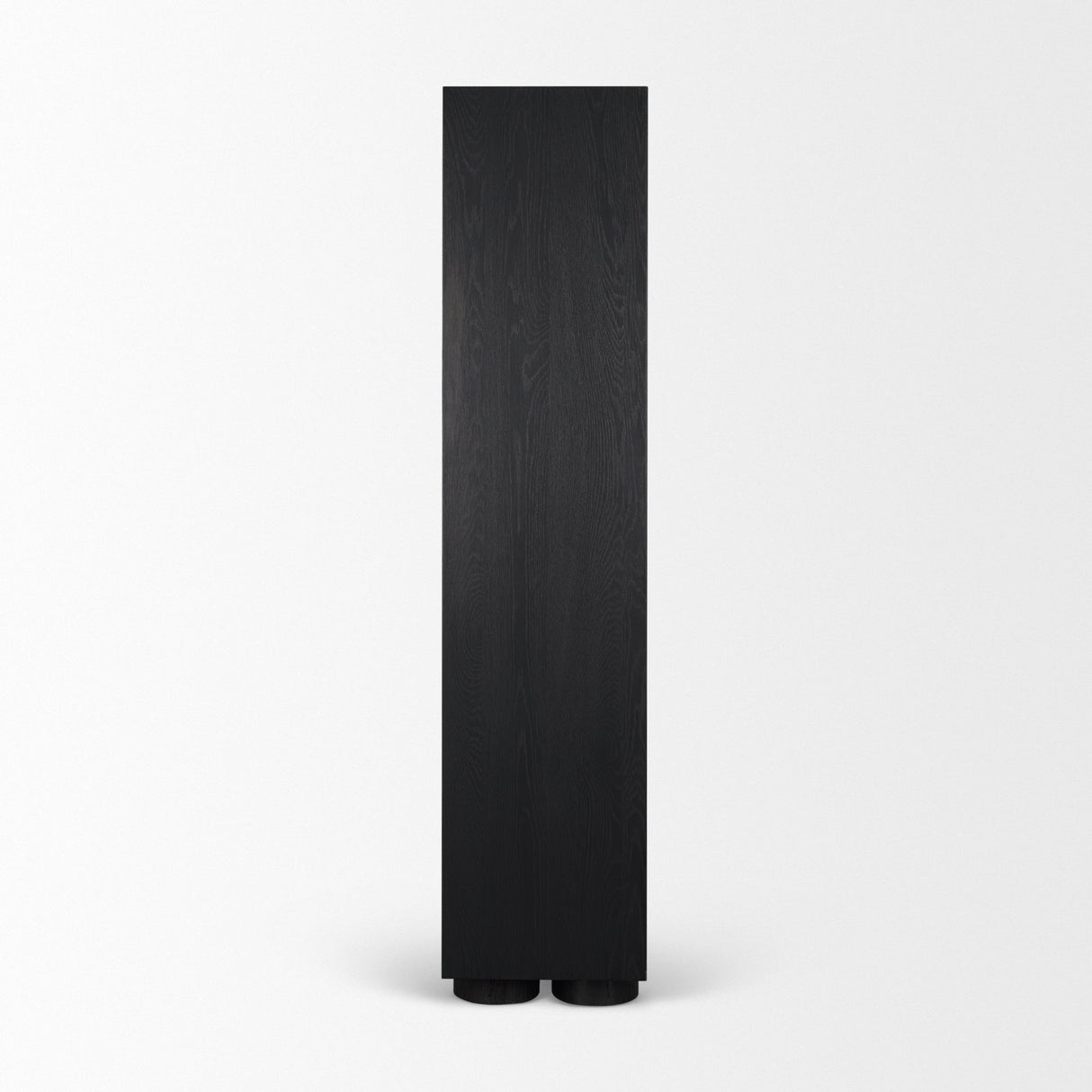 Tabor Natural Wood w/ Black Oak Frame Bookcase by Mercana at Eve Furniture