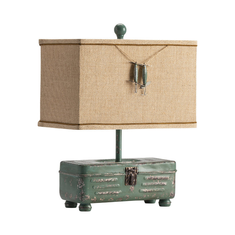 Tackle Box Green Table Lamp (Set of 2) by Crestview at Eve Furniture