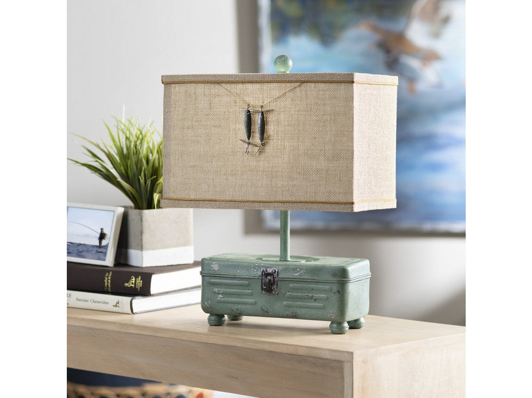 Tackle Box Green Table Lamp (Set of 2) by Crestview at Eve Furniture